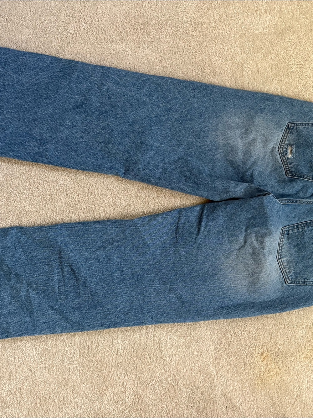 Edikted High Rise Distressed Blue Jeans - Picture 3 of 3